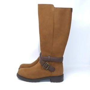 UGG Women's Tan Knee-High Buckle Boots